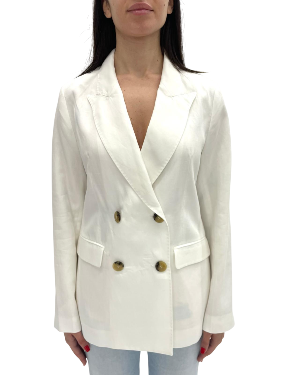 コート stellina bianca coat 3Y White chinchillà jacket - BRASCHI®